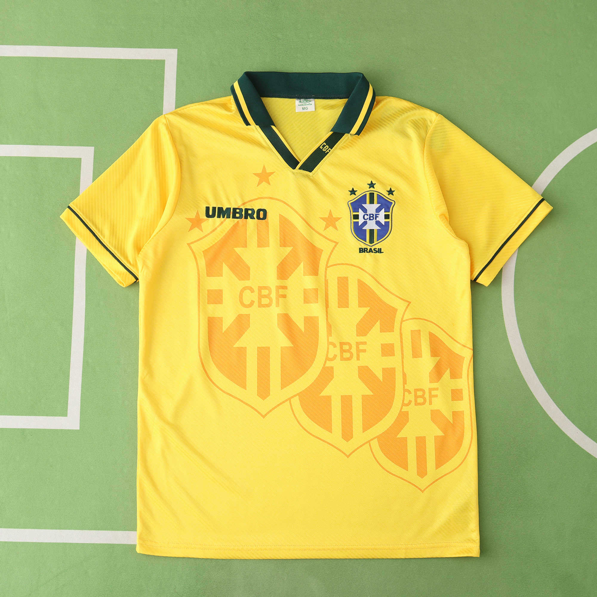 1993/1994 season Brazil home retro Fan version